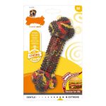 Kauwspeelgoed voor honden Nylabone Strong Chew Bacon Kaas Hamburgers Rubber Maat M