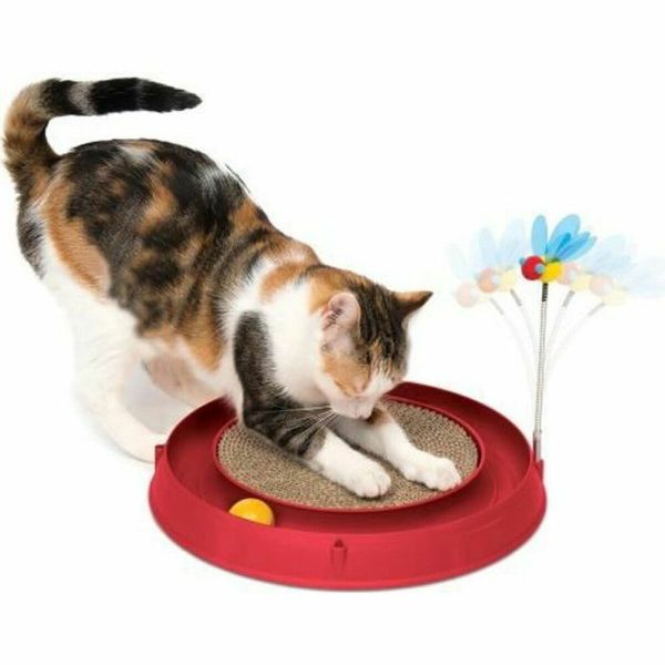 Kattenspeeltje Catit Ø 36 cm Rood