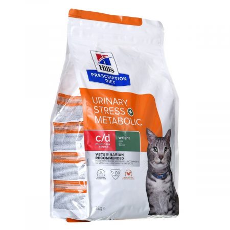 Kattenvoer Hill's PD Feline Urinary Stress + Metabolic Kip 1,5 L 1,5 Kg