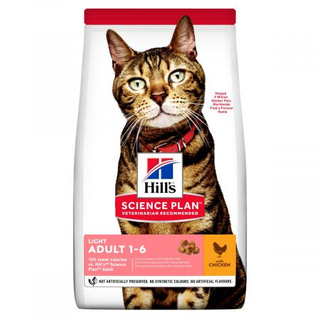 Kattenvoer Hill's SP adult light Volwassenen