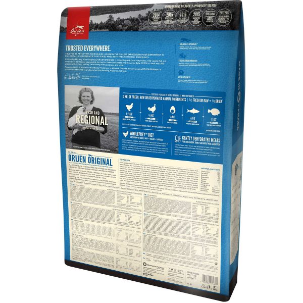 Voer Orijen Original 11,4 Kg Volwassen Kip Pauw Vis