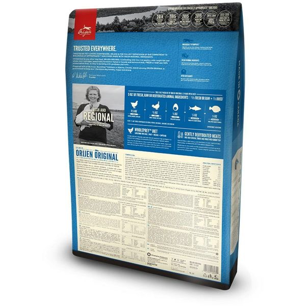 Voer Orijen Original Vis Volwassen Kip Pauw 6 Kg