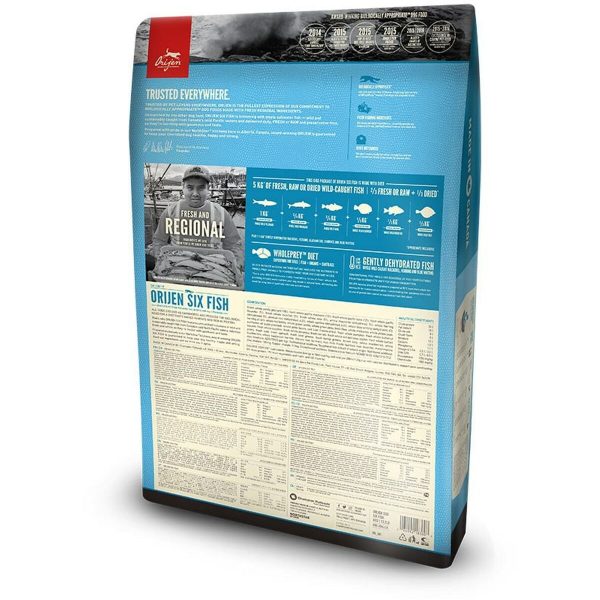 Voer Orijen Six Fish Volwassen Vis 6 Kg
