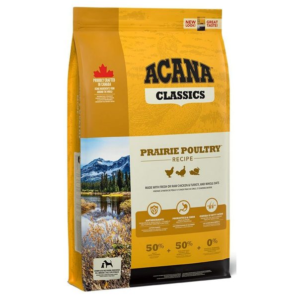 Voer Acana Classics Prairie Poultry Volwassen Kip 14,5 kg