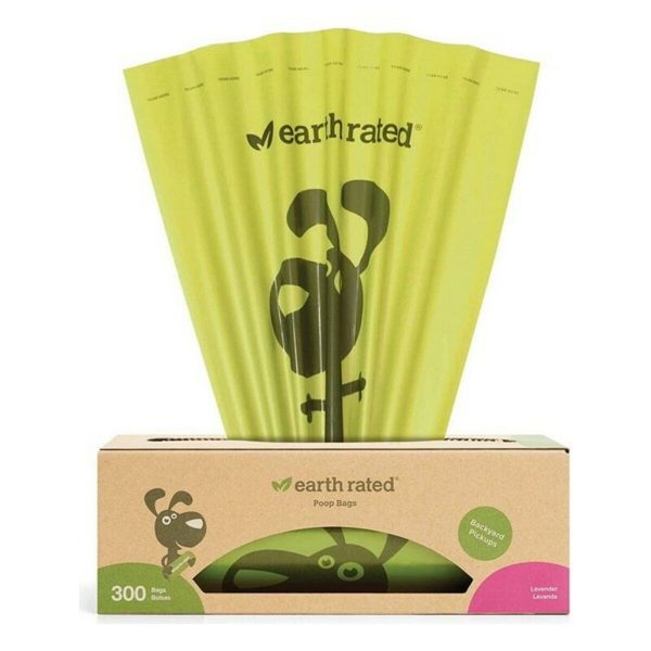 Hygiënezakjes Earth Rated   Lavendel (300 Stuks)