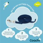 Hondenriem Coachi Blauw 2,5 m Training