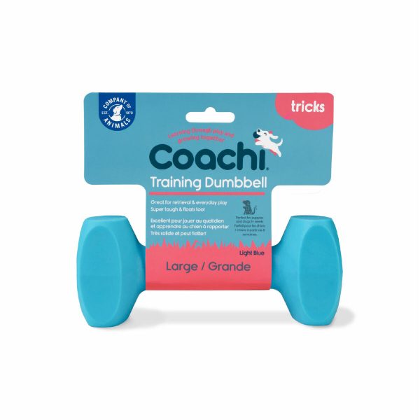 Dumbbell Coachi TRAINING DUMBBELL Blauw L Plastic