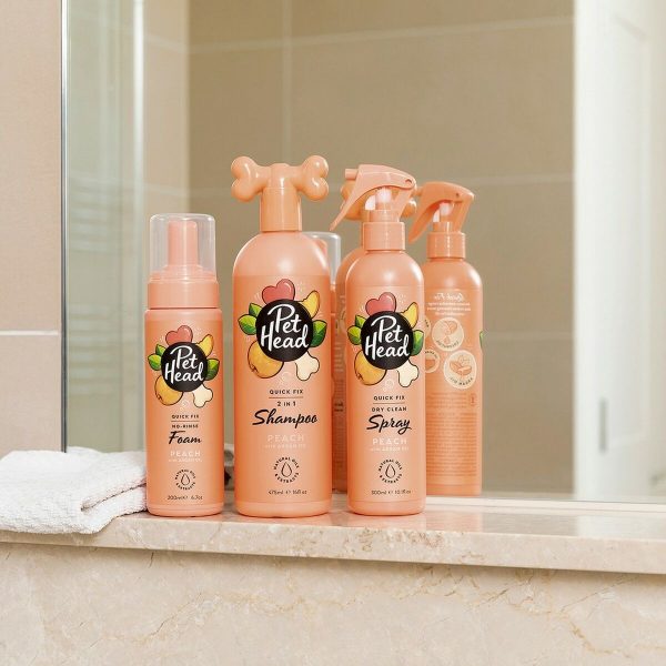 2-in-1 Shampoo en Conditioner Pet Head Quick Fix Perzik