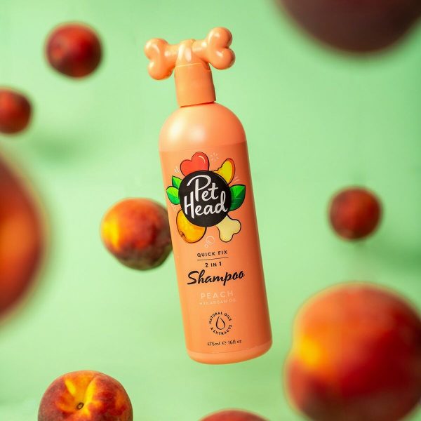 2-in-1 Shampoo en Conditioner Pet Head Quick Fix Perzik