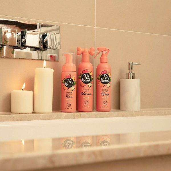 2-in-1 Shampoo en Conditioner Pet Head Quick Fix Perzik