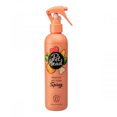 Droge Shampoo Pet Head Quick Fix Hond Perzik Spray (300 ml)