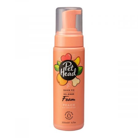 Reinigingsschuim Pet Head Quick Fix Hond Perzik (200 ml)