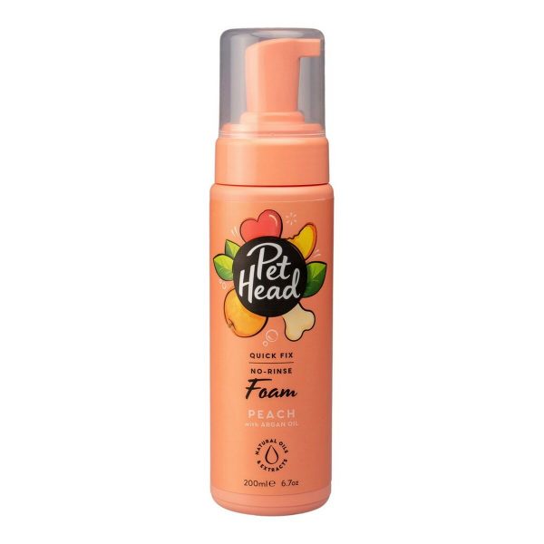 Reinigingsschuim Pet Head Quick Fix Hond Perzik (200 ml)