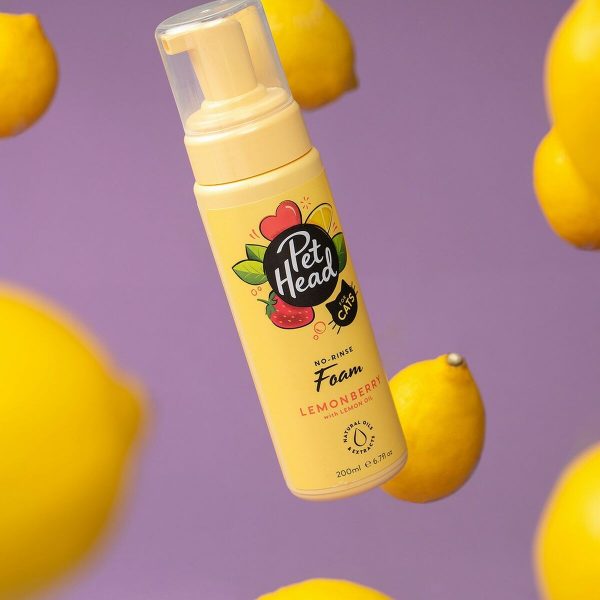 Droge Shampoo Pet Head Felin' Good Schuim Kat (200 ml)