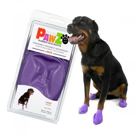 Schoenen Pawz Hond 12 Stuks Paars Maat L