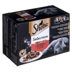 Kattenvoer Sheba Selection in Sauce Kip Pauw Kalfsvlees Lam 85 g