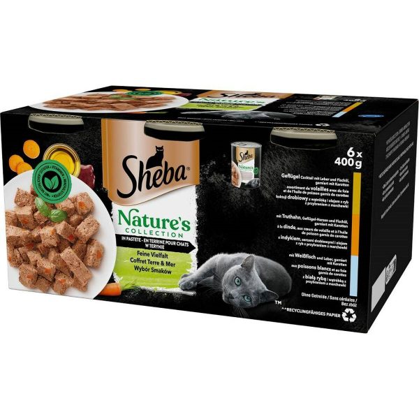 Kattenvoer Sheba Kit Lever Vogels 400 g