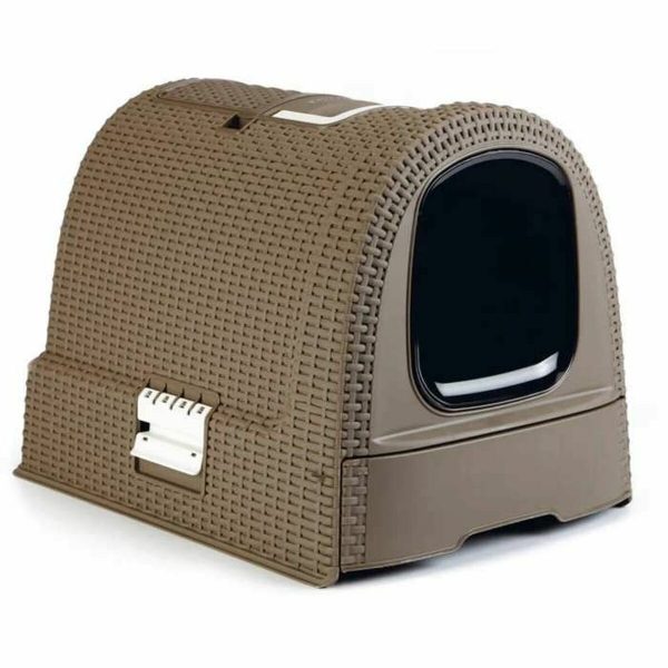 Kattenbak Curver Mocha