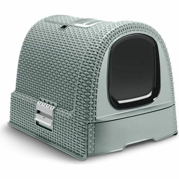 Kattenbak Curver Grijs 51 x 38,5 x 39,5 cm