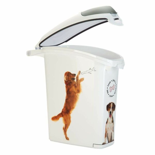 Jerrycan voor dierenvoer Curver 241097 Wit 10 kg