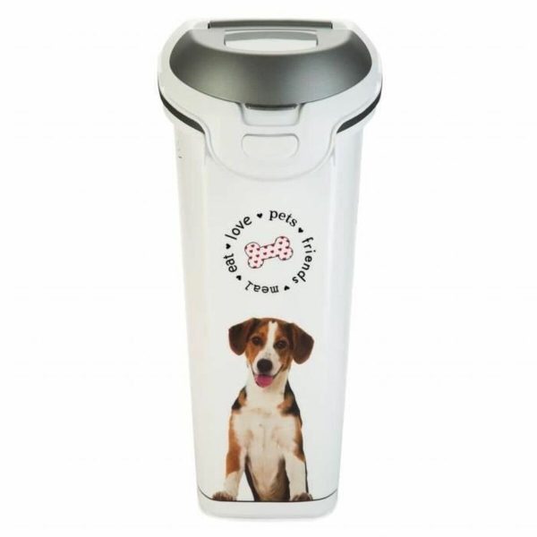 Jerrycan voor dierenvoer Curver 241097 Wit 10 kg