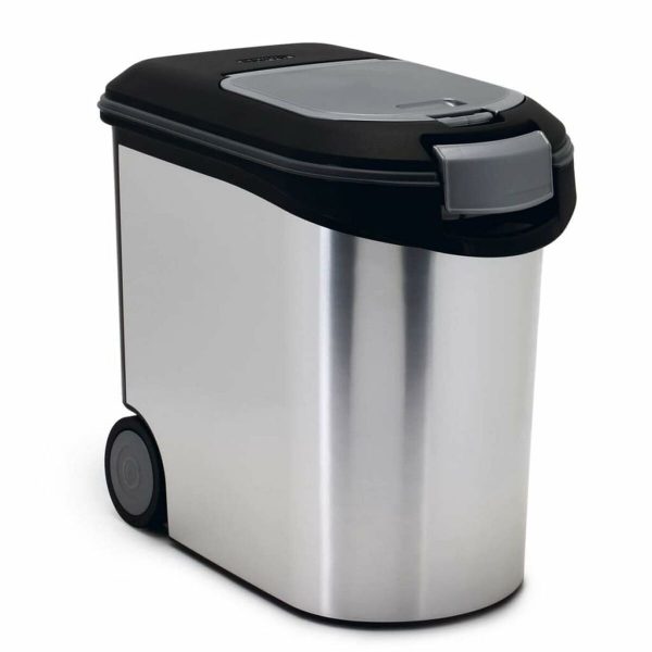 Blik hondevoer Curver Zilverkleurig Polypropyleen 35 L 12 kg