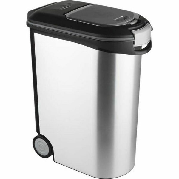 Blik hondevoer Curver 20 kg Grijs