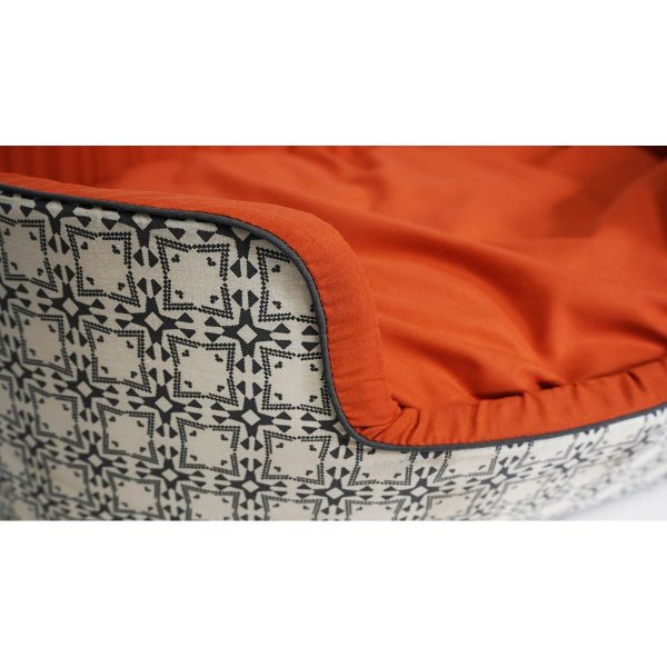 Hondenbed Tyrol Oranje M 70 x 60 x 23 cm