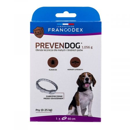 Anti-parasite collar Francodex PrevenDog 65 cm Teken