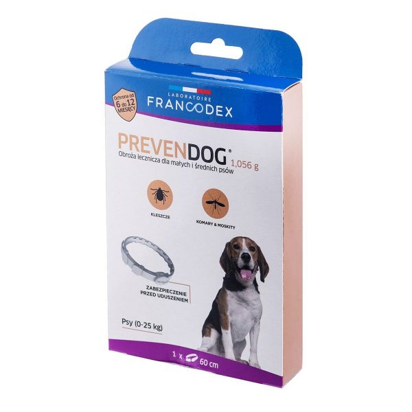Anti-parasite collar Francodex PrevenDog 65 cm Teken