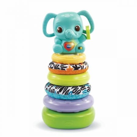 Hondenspeelgoed Vtech Baby NINO, ÉLÉPHANTEAU EMPILO 3 EN 1