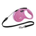 Hondenriem Flexi NEW CLASSIC Roze Maat M 5 m