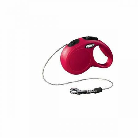 Hondenriem Flexi New Classic 8 m Rood Maat S