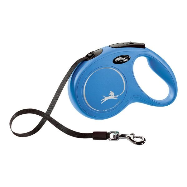 Hondenriem Flexi NEW CLASSIC 3m Blauw Maat XS