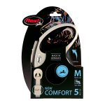 Hondenriem Flexi NEW COMFORT 5 m Zwart Maat S