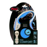 Hondenriem Flexi NEW COMFORT Blauw Maat L