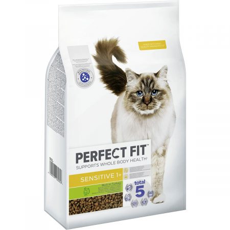 Kattenvoer Perfect Fit Sensitive 7 kg Volwassenen Pauw