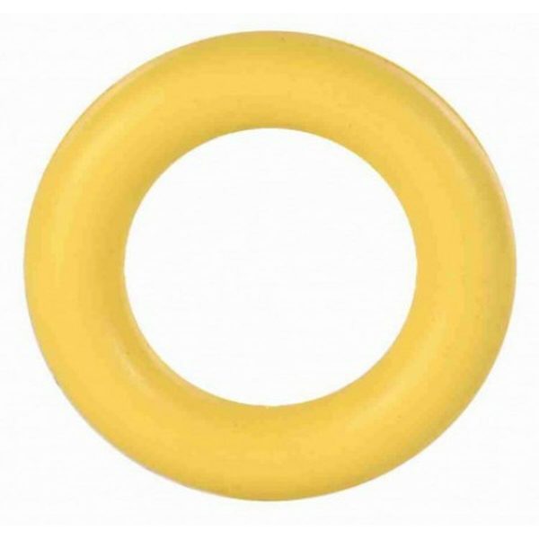 Hondenspeelgoed Trixie Ring Geel Rubber Natuurlijk rubber