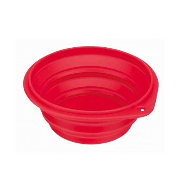 Dierenvoederbak Trixie 25012 Blauw Rood Siliconen 1 L