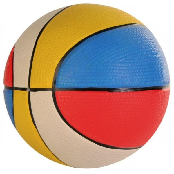 Hondenspeelgoed Trixie Football Latex Multicolour Binnenkant/Buitenkant