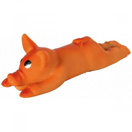 Hondenspeelgoed Trixie Latex Varken Multicolour Oranje Binnenkant/Buitenkant (1 Onderdelen)