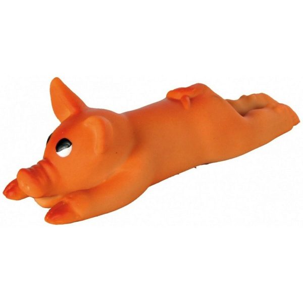 Hondenspeelgoed Trixie Latex Varken Multicolour Oranje Binnenkant/Buitenkant (1 Onderdelen)