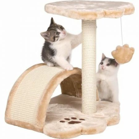 Cat scratching tree Trixie Vitoria Beige 43 cm Pluche Sisal