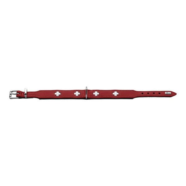 Hondenhalsband Hunter Swiss Rood/Zwart (47-54 cm)