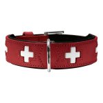 Hondenhalsband Hunter Swiss Rood/Zwart 30-34.5 cm