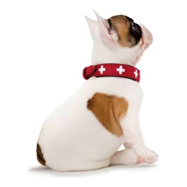 Hondenhalsband Hunter Swiss Rood/Zwart 30-34.5 cm