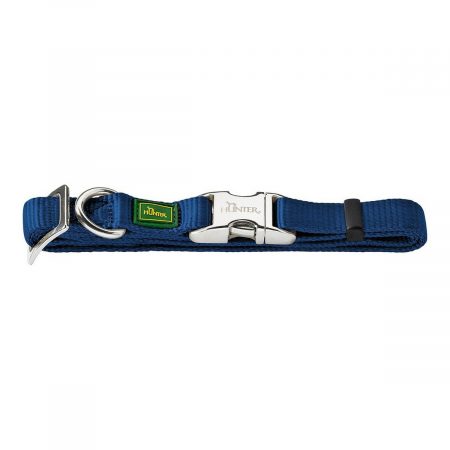 Hondenhalsband Hunter Alu-Strong Maat M Donkerblauw (40-55 cm)