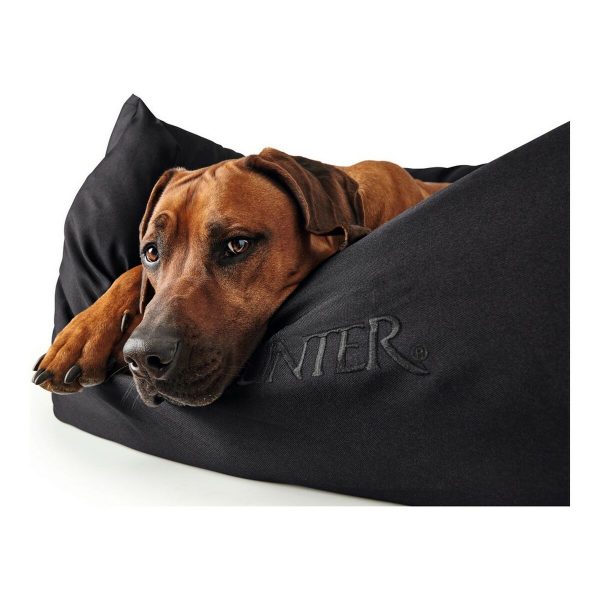 Bank voor honden Hunter Gent Zwart Polyester black (60 x 45 cm)