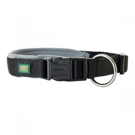 Hondenhalsband Hunter Neopren Vario Zwart (35-40 cm)