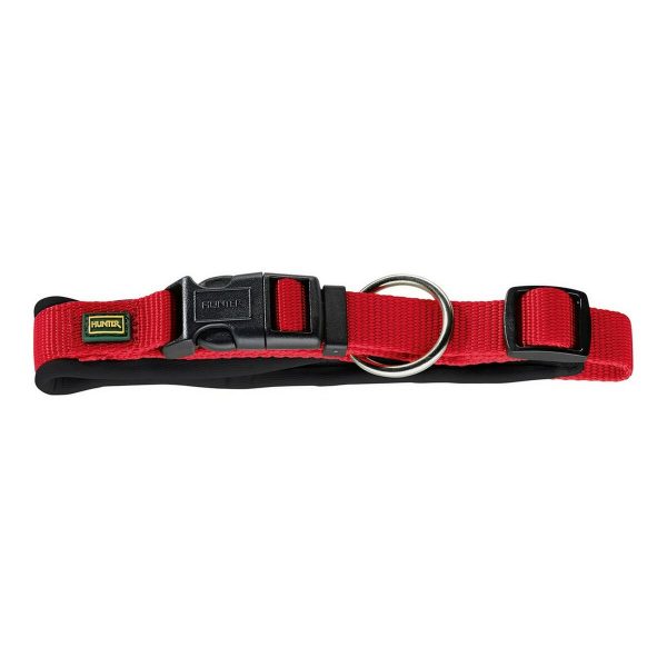 Hondenhalsband Hunter Neopren Vario Rood